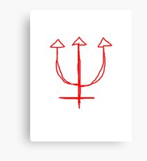 Neptune Symbol Canvas Print
