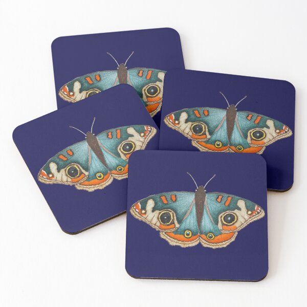 Item preview, Common Buckeye Butterfly Watercolor Illustration  designed and sold by NikaIllustrates.
