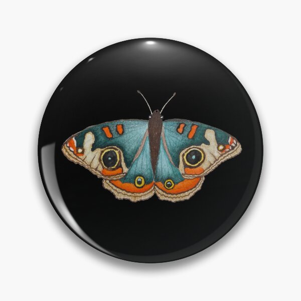 Item preview, Common Buckeye Butterfly Watercolor Illustration  designed and sold by NikaIllustrates.