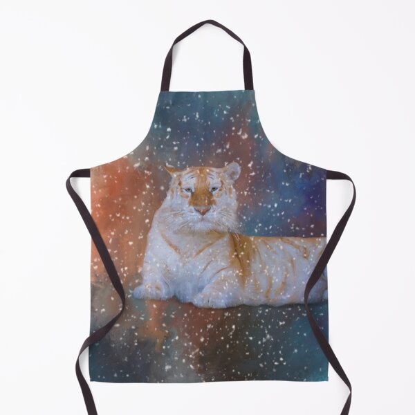 Item preview, Golden Winter Tiger Two designed and sold by Elisabeth Lucas.