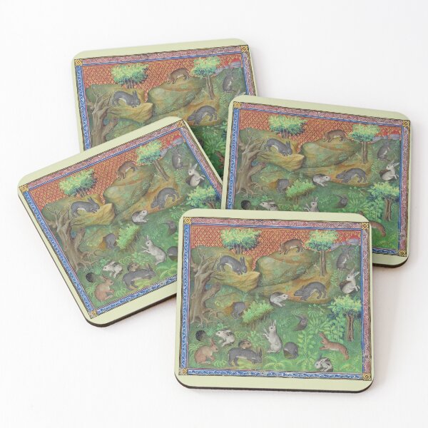 Item preview, Medieval Bunnies: Livre de la Chasse 1406 designed and sold by ebrawne.