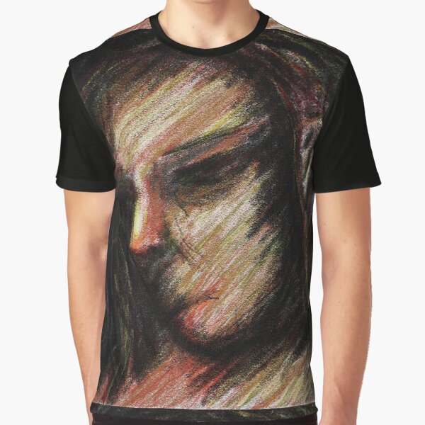 Aboriginal sketch in crayon Camiseta gráfica