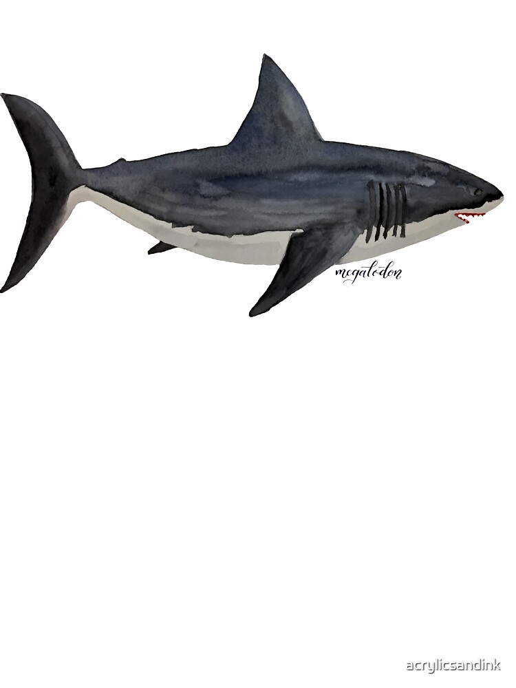 Megalodon Prehistoric Monster Shark Baby One Piece By Acrylicsandink Redbubble