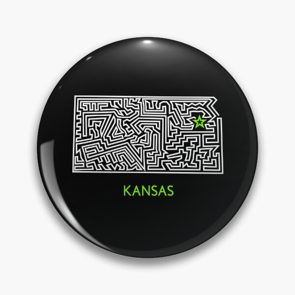 Item preview, State Lines - Kansas designed and sold by LikewiseDesigns.