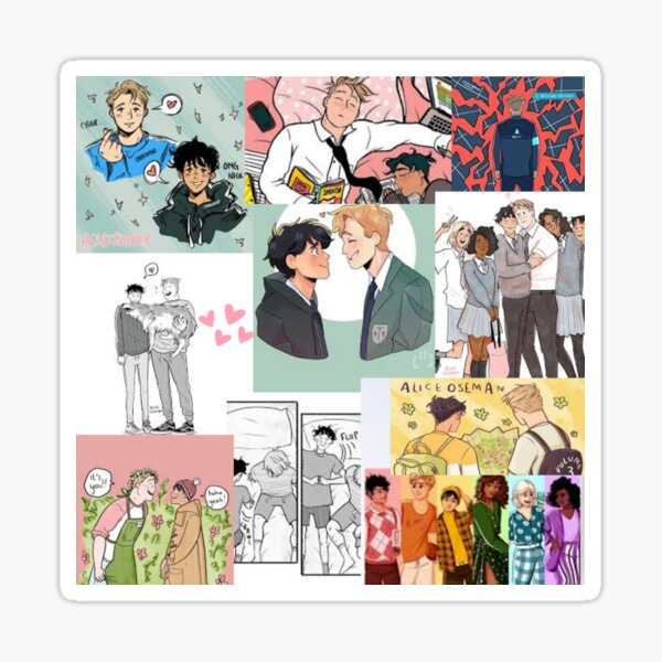 Vista previa del artículo con la obra «Collage de momentos memorables de Heartstopper #2», diseñado y vendido por stareve.