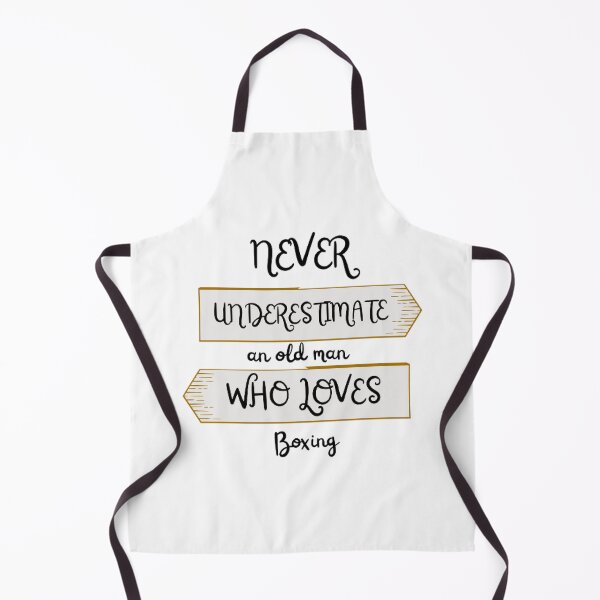 Item preview, Never Underestimate An Old Man Who Loves Boxing designed and sold by Sadhvika.