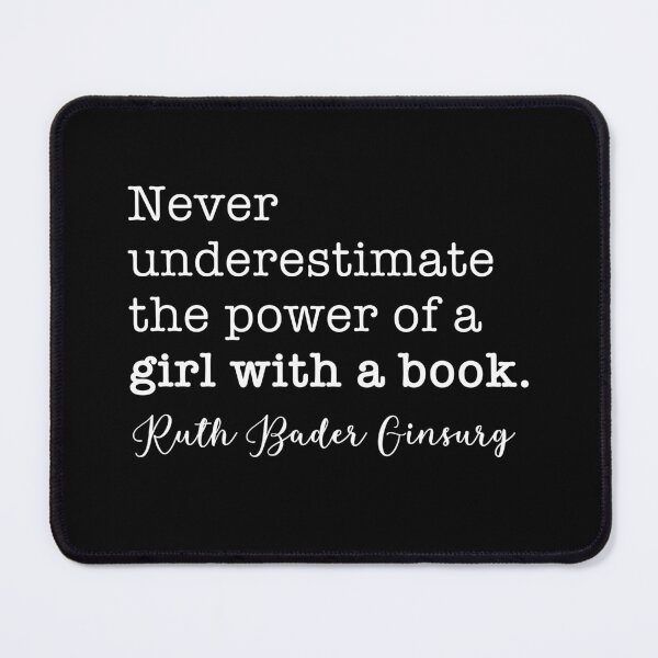 Item preview, Never underestimate the power of a girl with a book. designed and sold by corbrand.