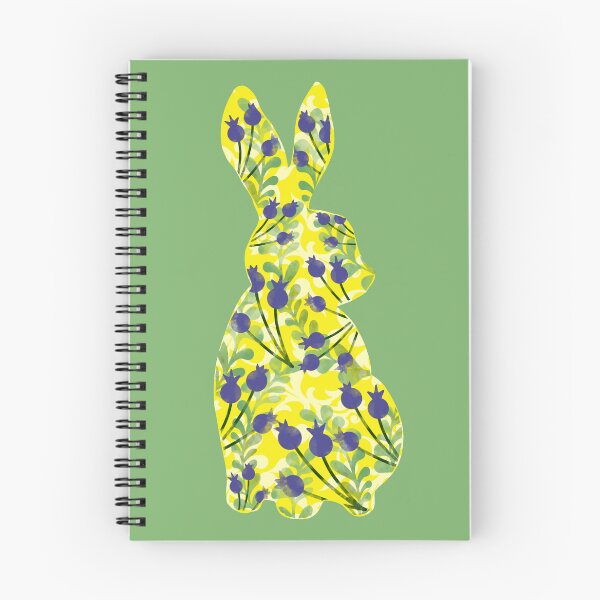 Item preview, Blueberry Spring Yellow Bunny con verde designed and sold by missmann.