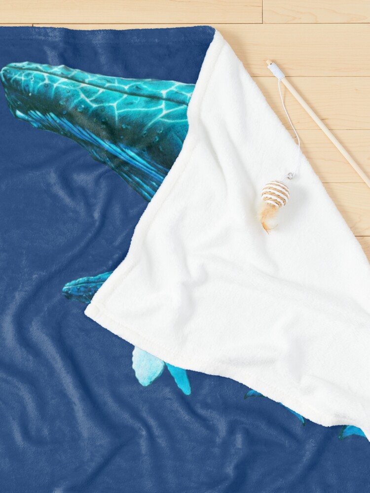 Alternate view of Humpback Whales Pet Blanket