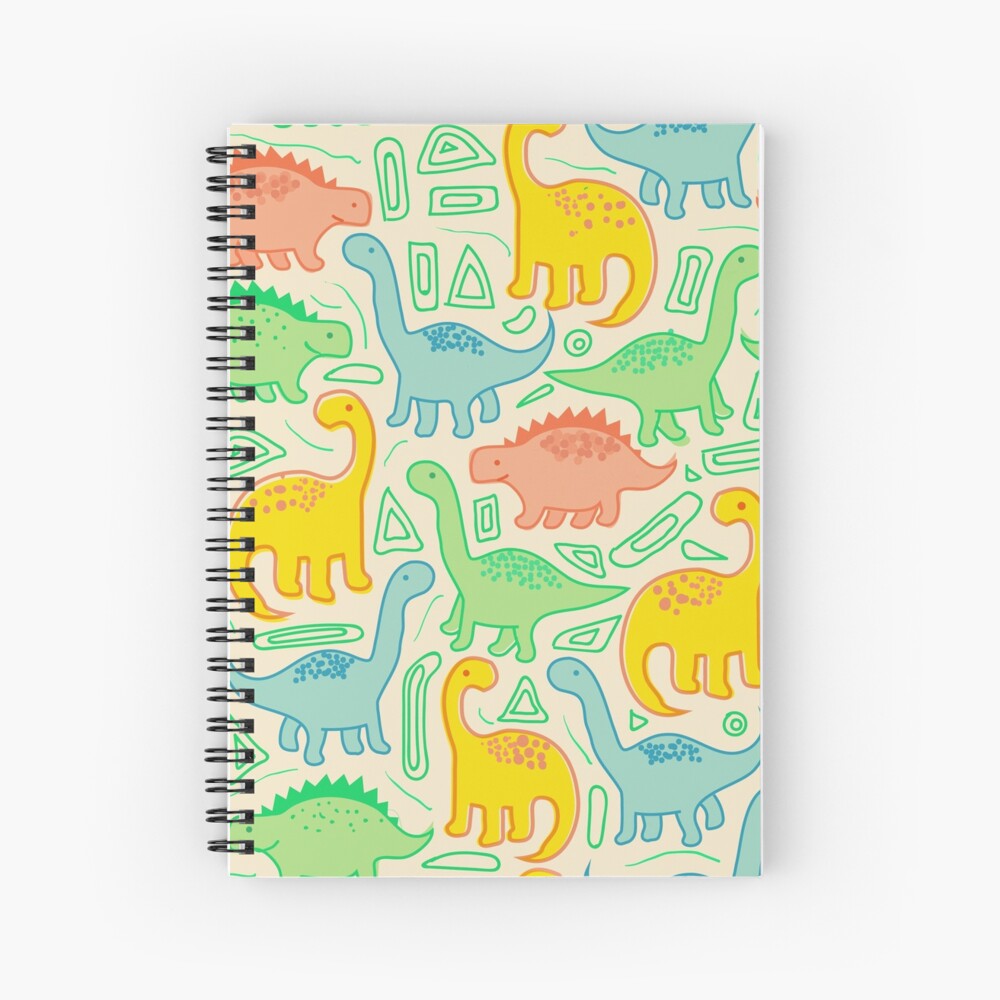 Dinosaur party Spiral Notebook