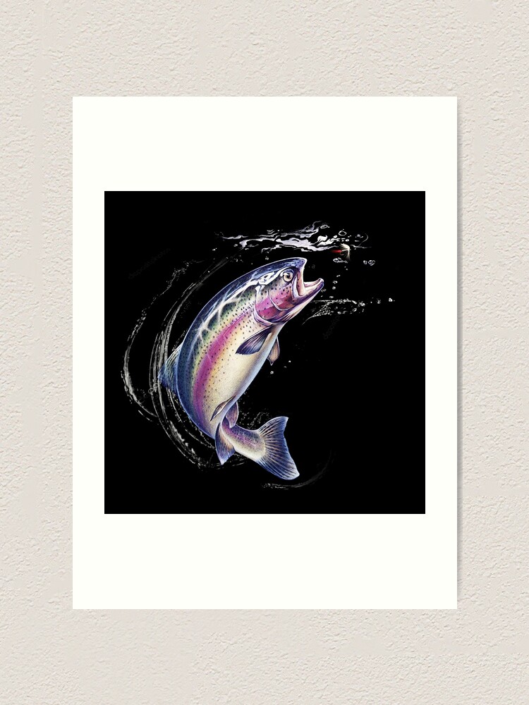 Fly Fishing Art Print for Sale by Salmoneggs