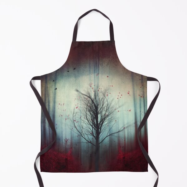 Item preview, Disorientation and Change - Abstract forest with lone tree designed and sold by Dyrk Wyst Redbubble Shop.