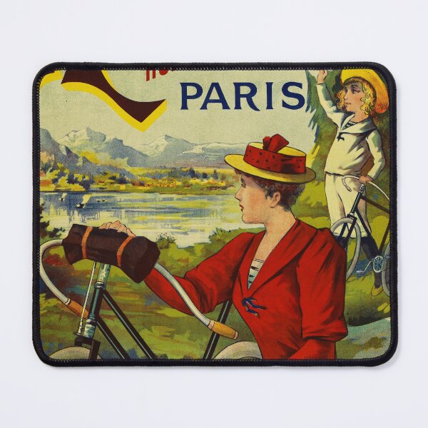 Item preview, HURTU Bicycles French PARIS Old Cycles Poster Advertisement designed and sold by retroposters.