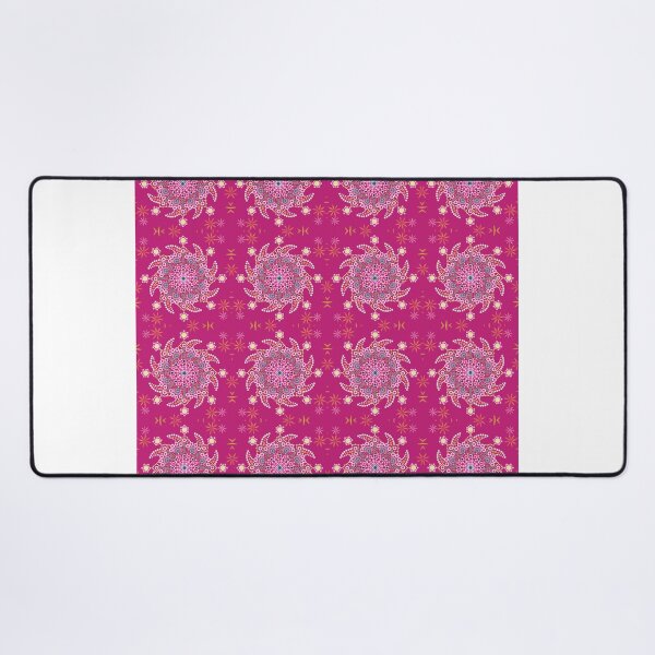 Item preview, Colorful Dot Mandala in Pink Floral Seamless Pattern designed and sold by MyMemoriesArts.