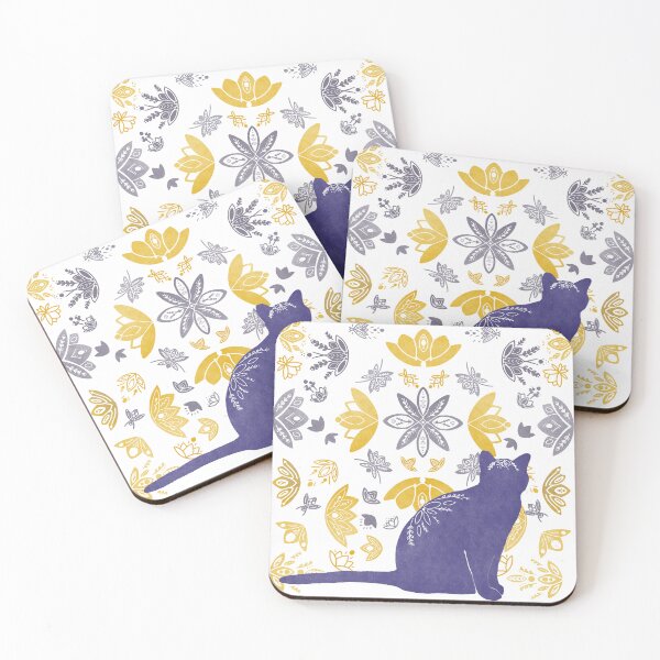 Item preview, Blue Cat Lotus Blossoms designed and sold by TeraLynne.