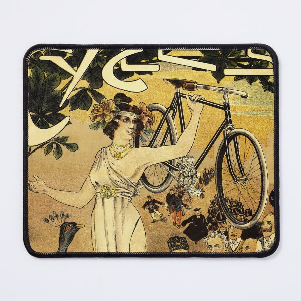 Item preview, CYCLES OMNIUM France Paris Vintage Cycles Bicycles Advertisement Poster designed and sold by retroposters.