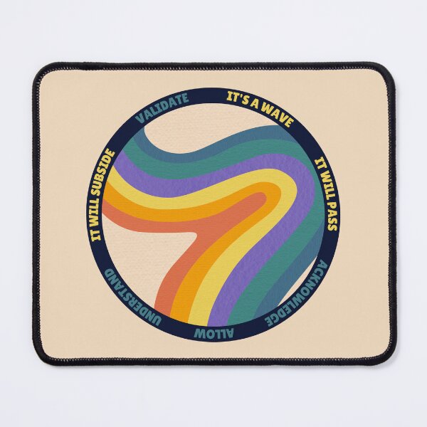 Item preview, DBT Emotion Validation Prompt. Emotion waves can be overwhelming, but they do pass. You will get through this, you are worthy and deserving of care. designed and sold by Orianah.