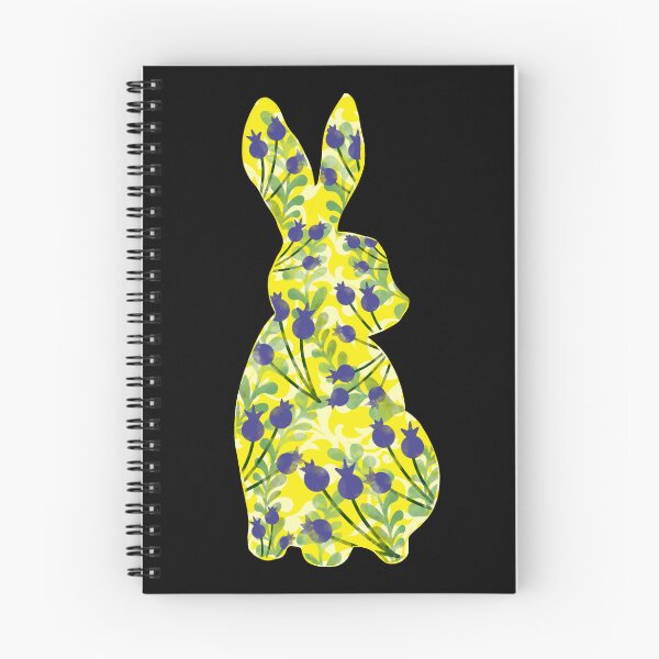 Item preview, Blueberry Spring Yellow Bunny Con Negro designed and sold by missmann.