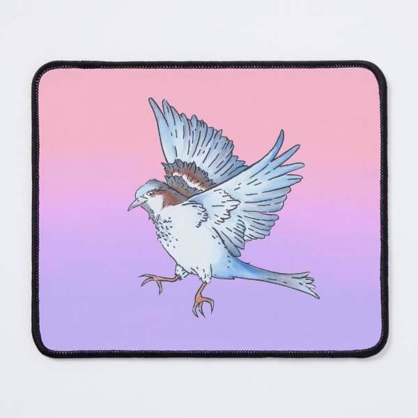 Item preview, Blue Jay Flying in the Sky Drawing designed and sold by AvalonUnmuzzled.