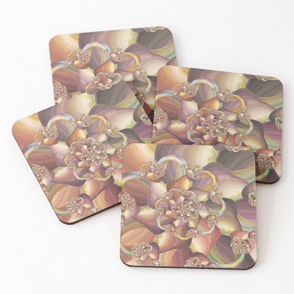 Item preview, Quiescence Floral Fractal designed and sold by Kelly Dietrich Mandala & Fractal Art.