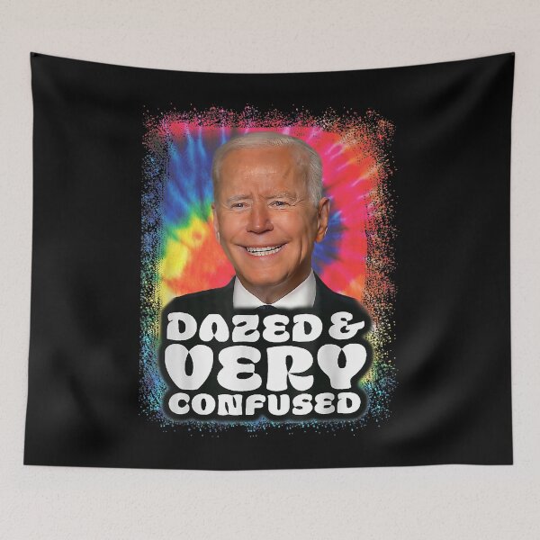 Artikelvorschau, Biden Benommen und sehr verwirrt Tiedye Funny entworfen und verkauft von MaggieSSchuler.