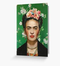 frida kahlo Greeting Card
