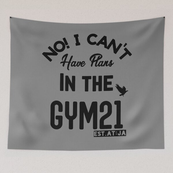 Item preview, NO I CANT I HAVE PLANS IN THE GYM designed and sold by GAADesignz.
