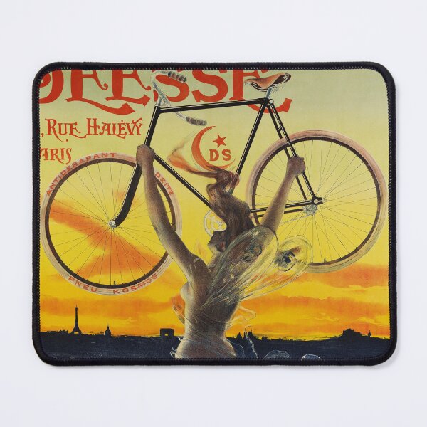 Item preview, DEESSE Bicycles Paris 1898 Vintage French Advertisement Art Poster by Jean Paleologu PAL designed and sold by retroposters.