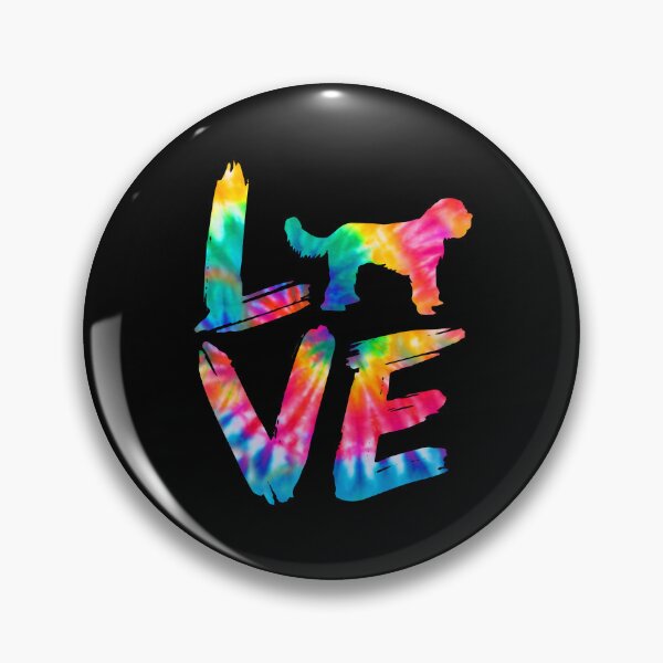 Item preview, Cavapoo Dog Love Tie Dye Design designed and sold by rafaeltto.