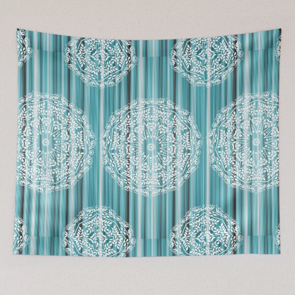 Item preview, Blue Tropical Mandala designed and sold by slimbirdy.