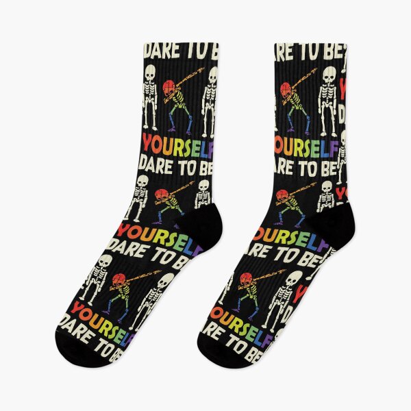 Item preview, Dare To Be Yourself  Skeleton- Funny Gay Pride LGBT designed and sold by Optix.