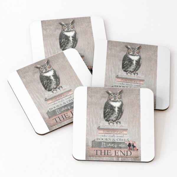 Item preview, A Girl Who Really Loved Books And Owls designed and sold by CozyTactic59.