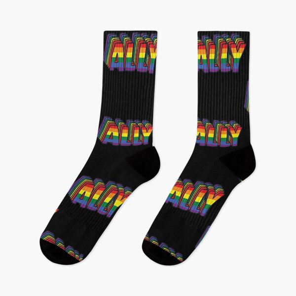 Item preview, Ally - Gay Pride Cute Rainbow Parade designed and sold by Optix.