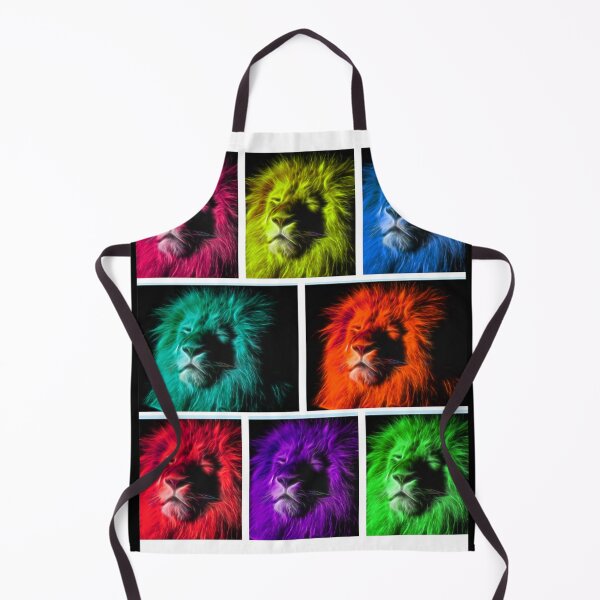 Item preview, Multicolored lion designed and sold by Astralia.