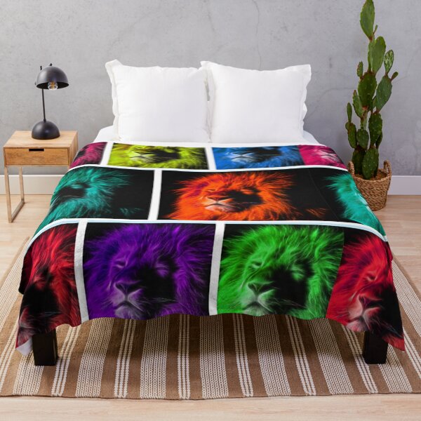 Item preview, Multicolored lion designed and sold by Astralia.