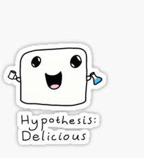 Marshmallow Scientist Sticker