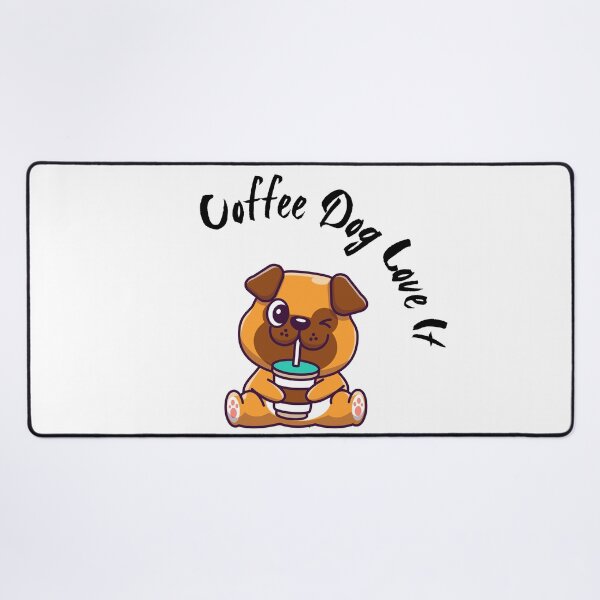 Item preview, Coffee Dog Love It designed and sold by formylovelydog.