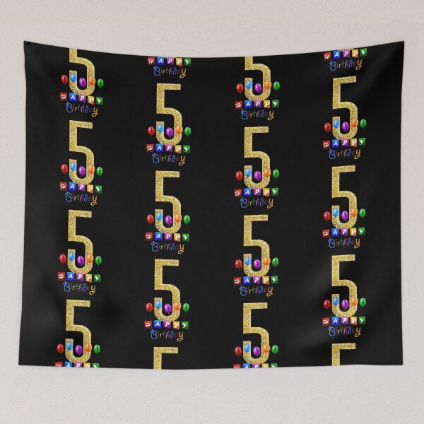 Item preview, Children’s Happy Birthday - 5 designed and sold by PawsitiveMum.