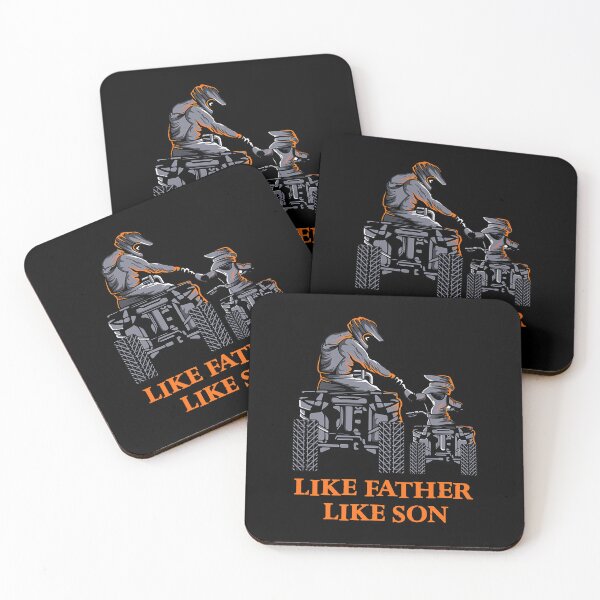 Item preview, Like Father Like Son Quad Bike Four Wheeler ATV Gift designed and sold by BernardMurray.