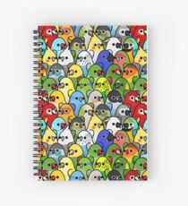 Cuaderno de espiral ¡Demasiadas aves! Escuadrón de Aves 1