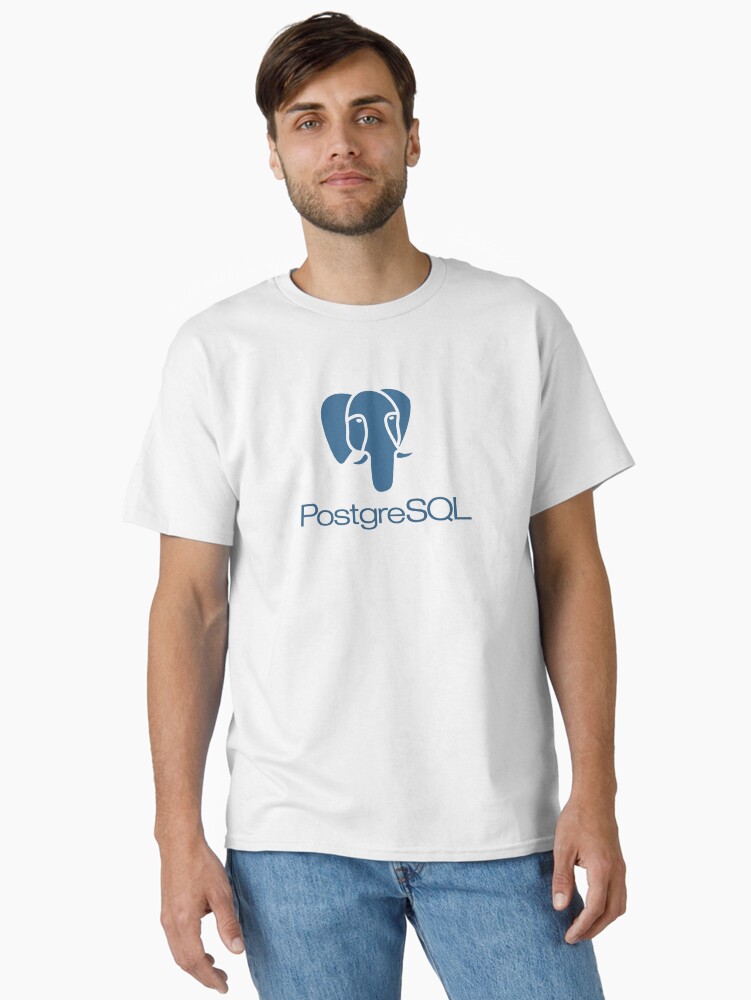 Thumbnail 1 of 7, Classic T-Shirt, postgreSQL designed and sold by yourgeekside.