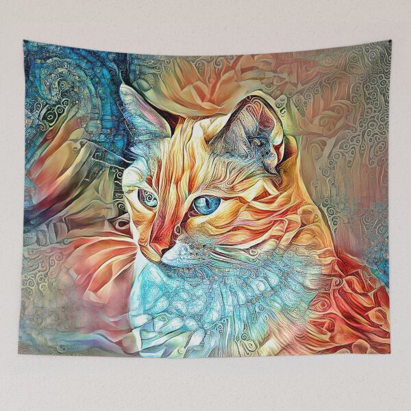 Item preview, Fantasy Siamese Kitty designed and sold by Elisabeth Lucas.