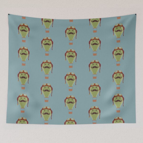 Item preview, Retro Hot Air Balloon Pattern designed and sold by StudioShine.