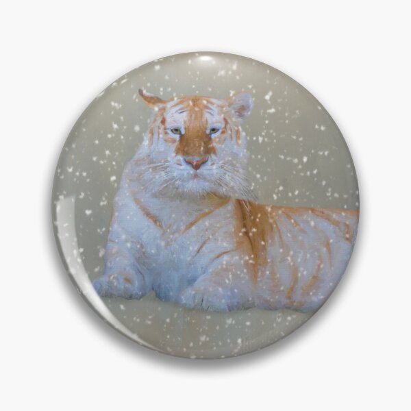 Item preview, Golden Winter Tiger One designed and sold by Elisabeth Lucas.
