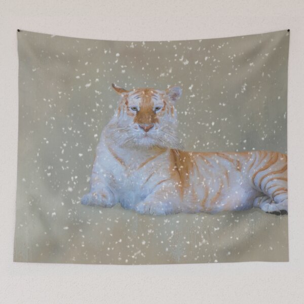 Item preview, Golden Winter Tiger One designed and sold by Elisabeth Lucas.