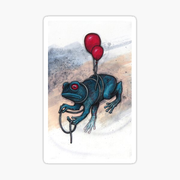 Item preview, Frog Balloon designed and sold by A Curious Bestiary.