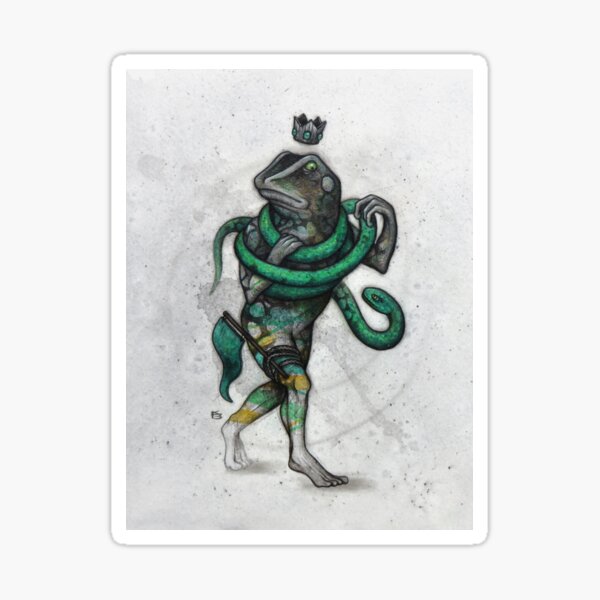 Item preview, Frog Prince: Snake designed and sold by A Curious Bestiary.