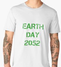 Camiseta premium para hombre Día de la Tierra 2052