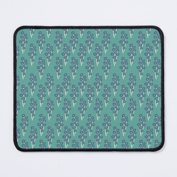 Item preview, Floral-No-1-Green with Naval Blue flowers designed and sold by NolkDesign.