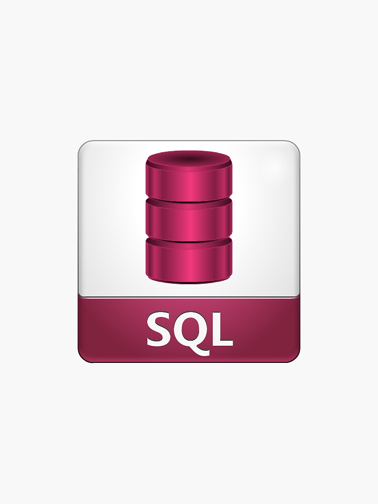 Thumbnail 3 of 3, Sticker, sql designed and sold by yourgeekside.